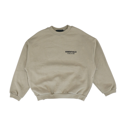 Brown Solid Sweatshirt Pullover