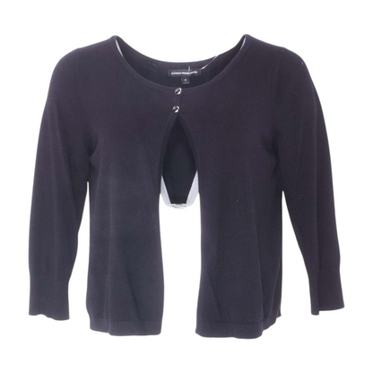 Black Cardigan Sweater