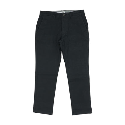 Black Solid Chino Pants