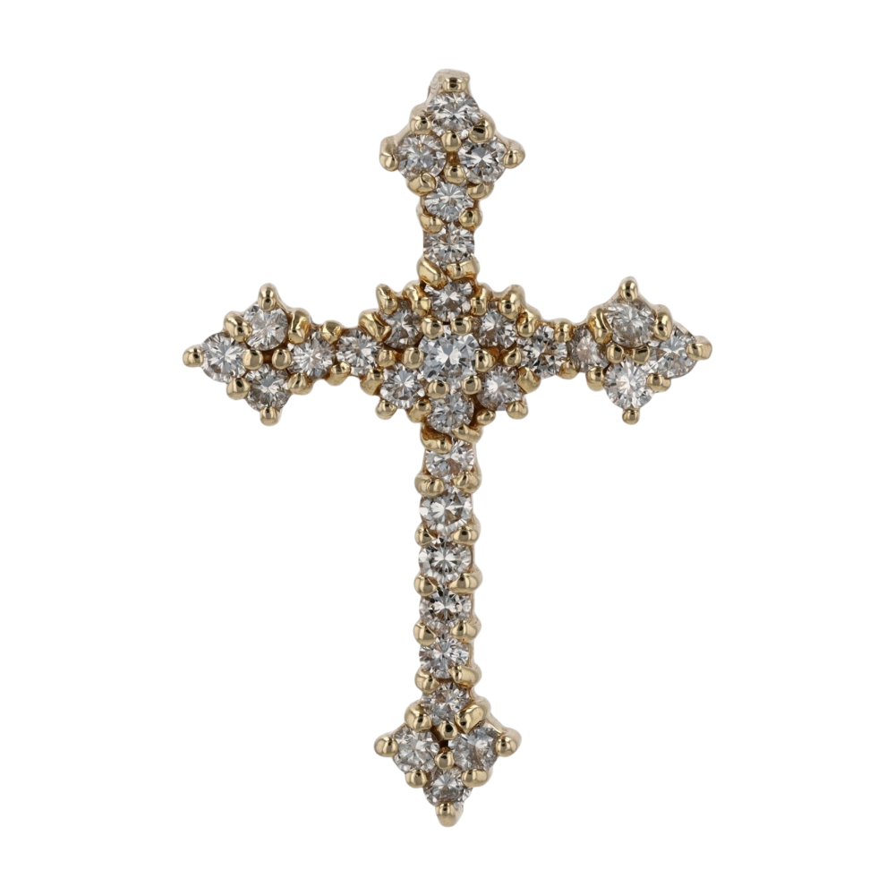 3/4 ctw 14K Yellow Gold Diamond Pendant