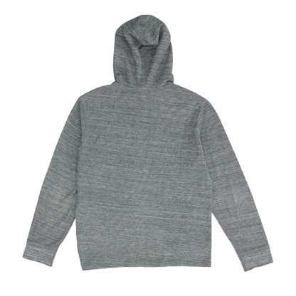 Gray Solid Hoodie Pullover