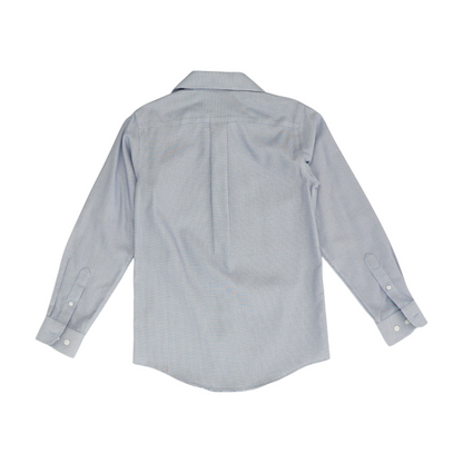 Blue Check Long Sleeve Button Down