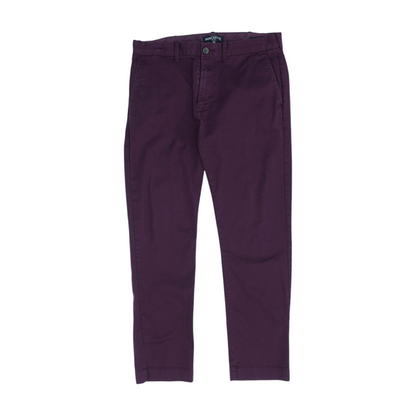 Maroon Slim Pants