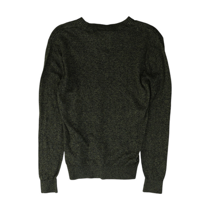 Green Solid Pullover Sweater