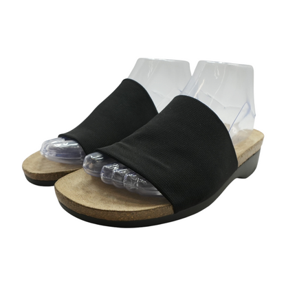 Black Flat Sandals