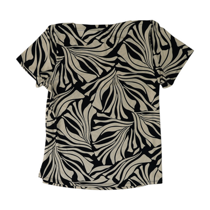 Gray Abstract Blouse