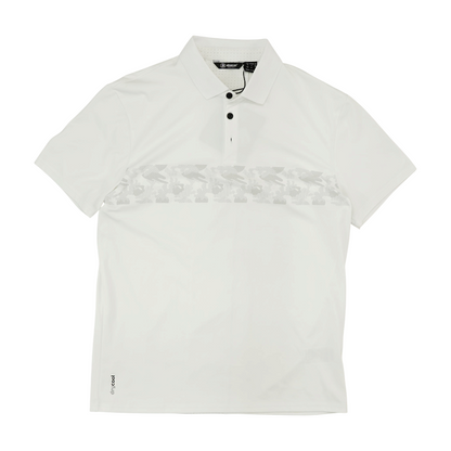 White Solid Short Sleeve Polo
