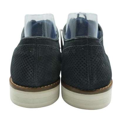 Navy Derby/oxford Dress Shoes