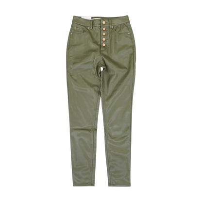 Green Solid Pants