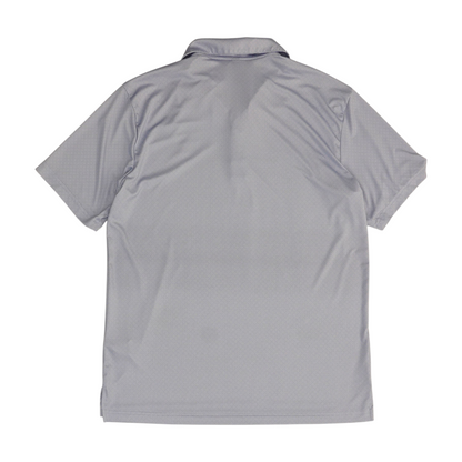 Blue Graphic Short Sleeve Polo