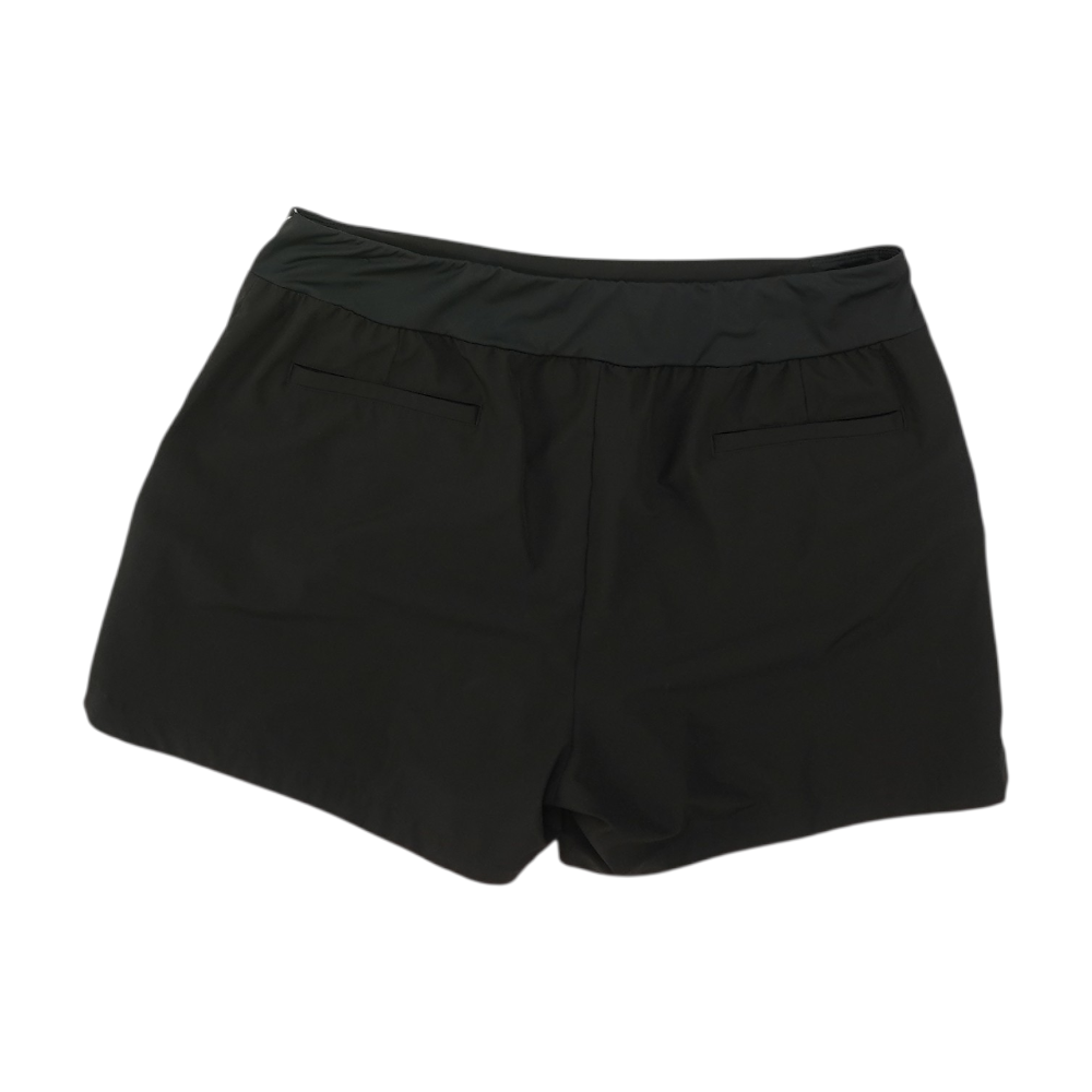Black Solid Active Shorts