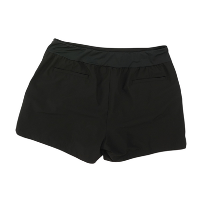 Black Solid Active Shorts
