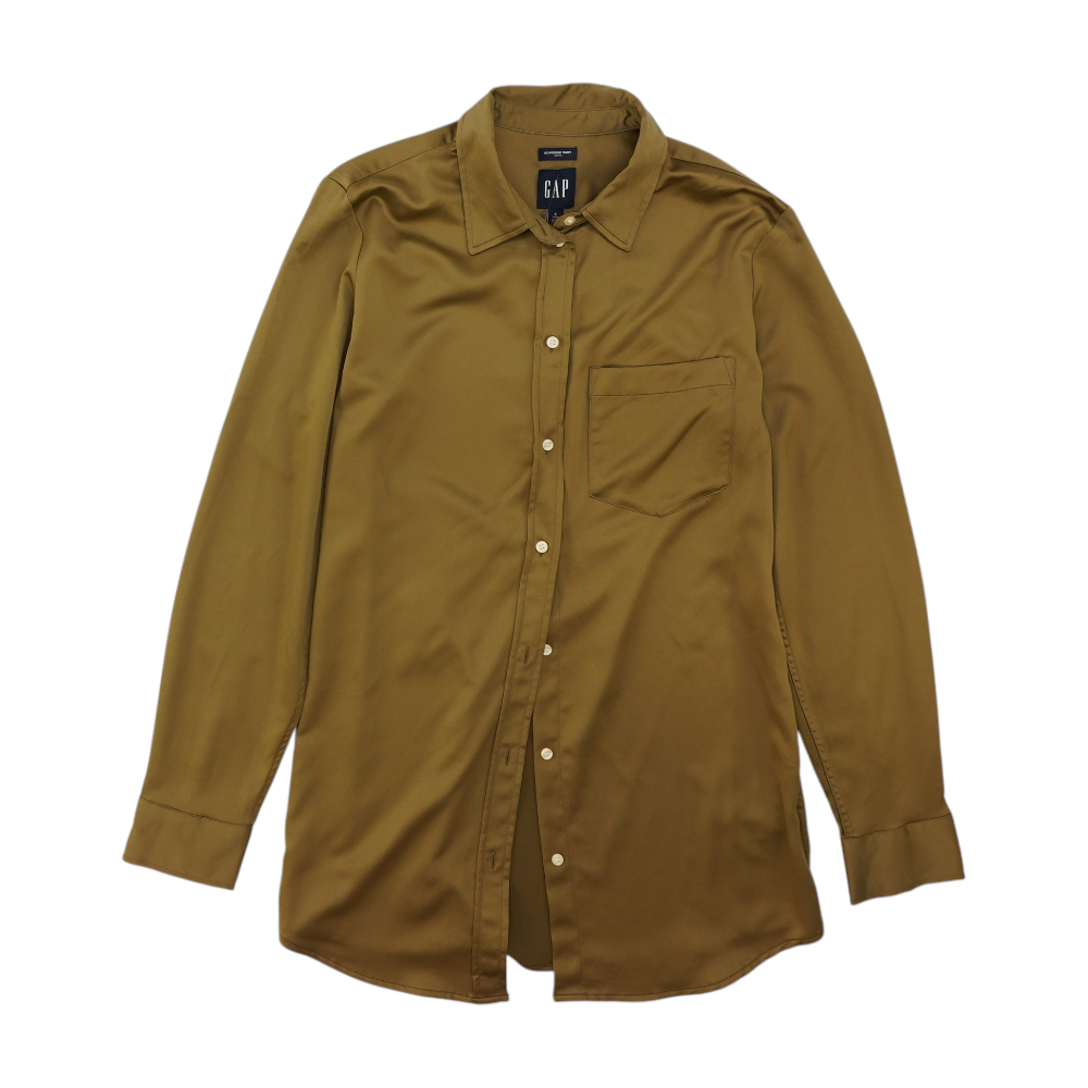 Olive Tall Button Down