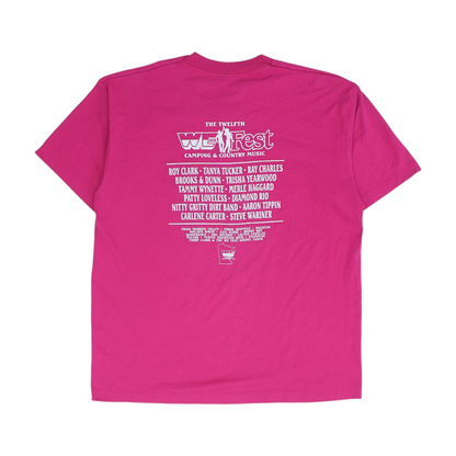 Vintage Pink 1994 We Fest T-shirt