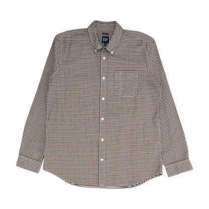 Multi Check Long Sleeve Button Down