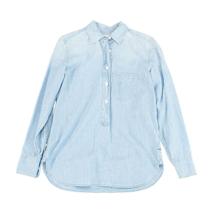 Blue Solid Polo Polo