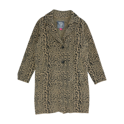 Tan Animal Print Coat