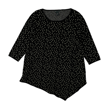 Black Polka Dot Pullover Sweater