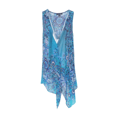 Blue Floral Cardigan