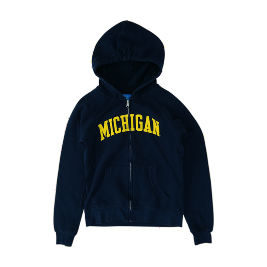 Navy Michigan Wolverines Solid Jacket