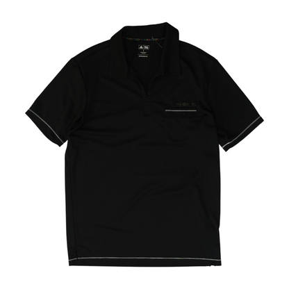 Charcoal Solid Short Sleeve Polo