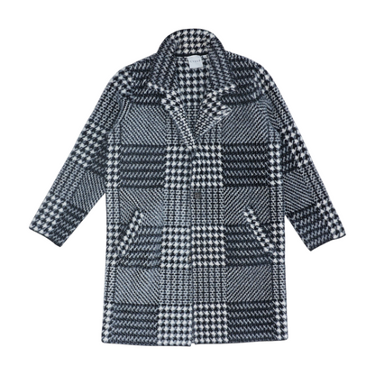 Black Houndstooth Coat