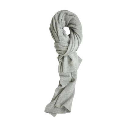 Gray 100% Cashmere Scarf