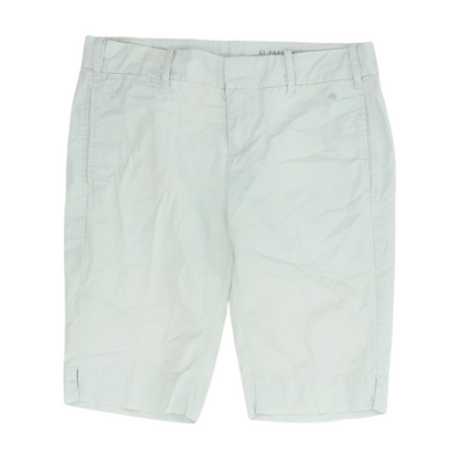 Gray Solid Chino Shorts
