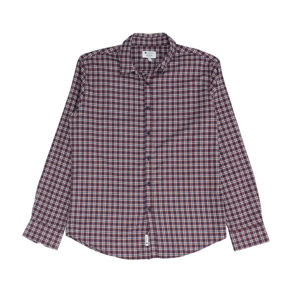Multi Plaid Long Sleeve Button Down