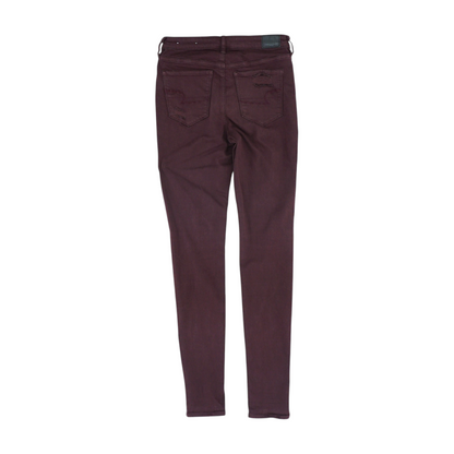 Burgundy Long Jeans