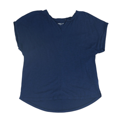 Navy Petite Blouse