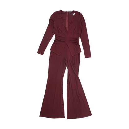 Burgundy Jumpsuit