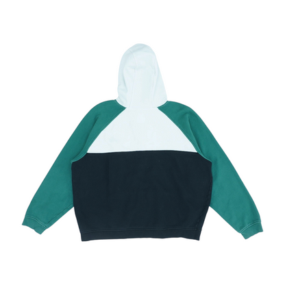 Black New York Jets Color Block 1/4 Zip Pullover