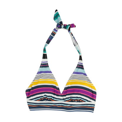 Multi Striped Swim Top