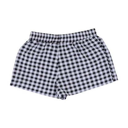 Black Check Pajama Bottom