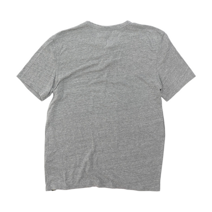 Gray Solid Henley T-Shirt