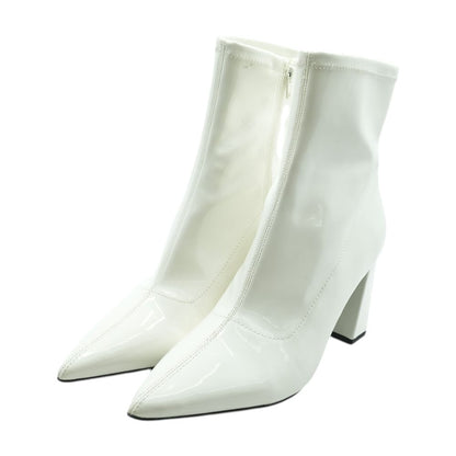 White Ankle Boots