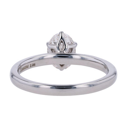 1 ctw 14K White Gold Lab Grown Diamond Engagement Ring