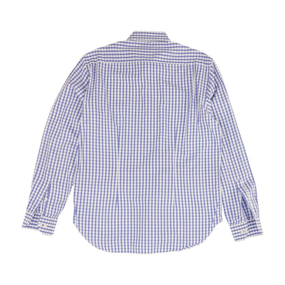 Blue Check Long Sleeve Button Down