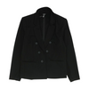 Black Solid Blazer