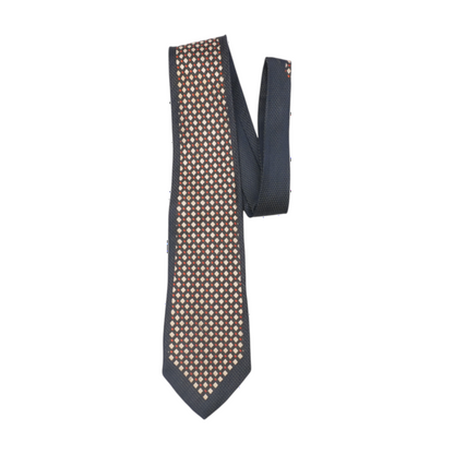 Navy Abstract Neck Tie