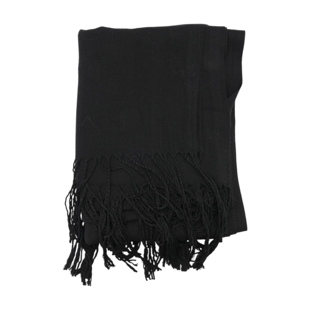 Black Cashmere Blend Scarf