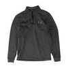 Gray Solid 1/4 Zip Pullover