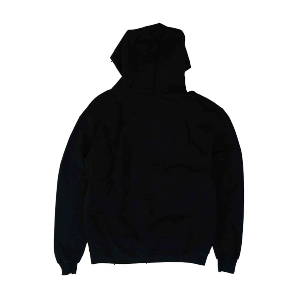 Black Solid Hoodie Pullover