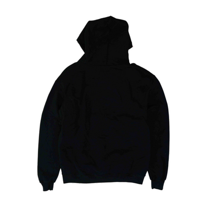 Black Solid Hoodie Pullover