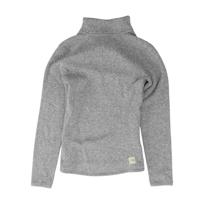Gray Solid 1/4 Zip Pullover