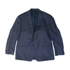 Blue Long Plaid Sport Coat