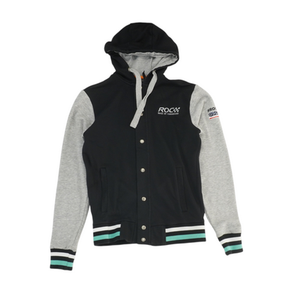 Black Color Block Jacket