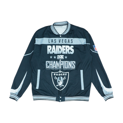 Navy Las Vegas Raiders Graphic Jacket