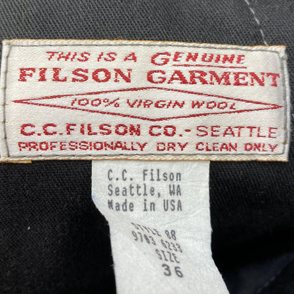 Gray Mackinaw Wool Bib